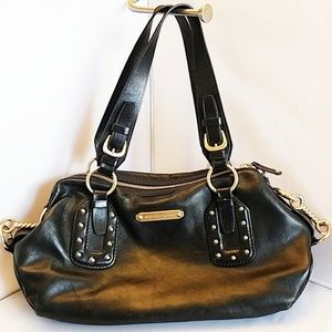 Michael Kors Black & Gold Handbag Purse